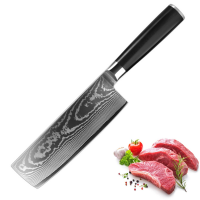 wholesale japanese handmade damascus steel vg10 super sharp chefs knives blanks vegetable kitchen chef nakiri knife blank