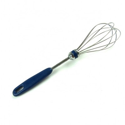 Factory Direct Sale Wholesale Kitchenware Colorful Manual Beater Wire Whisk Egg Beater